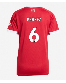 Liverpool Milos Kerkez #6 Maglia Gara Casa Repliche 2025-26 Donna Maniche Corte